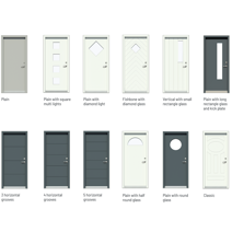 Flush door design inspiration